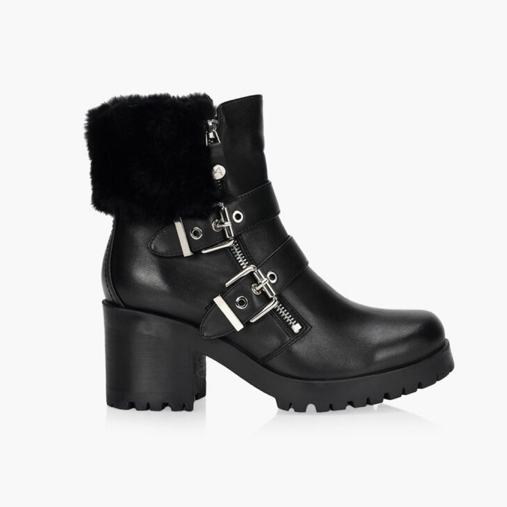 ARTICA Waterproof Buckle Heeled Booties